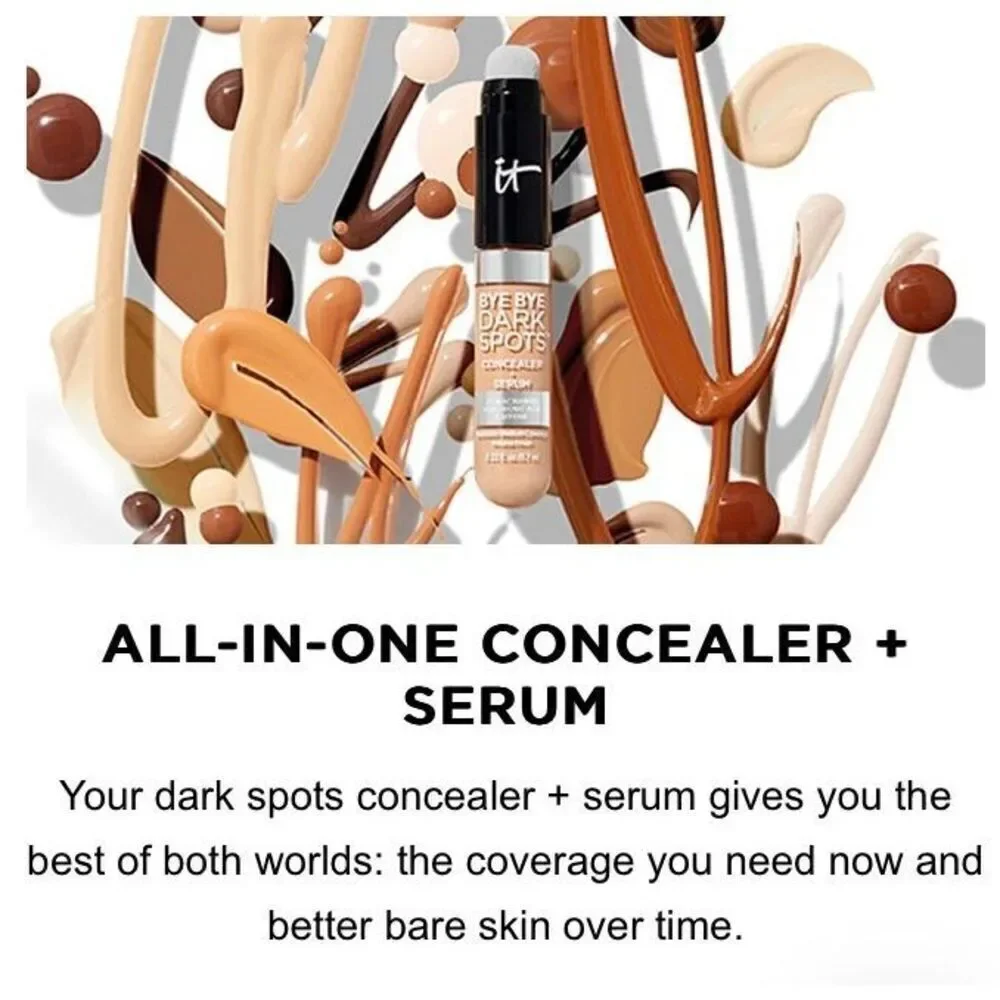 IT COSMETICS - NWT - Bye Bye Dark Spots Corrector + Serum in Tan Cool (40)